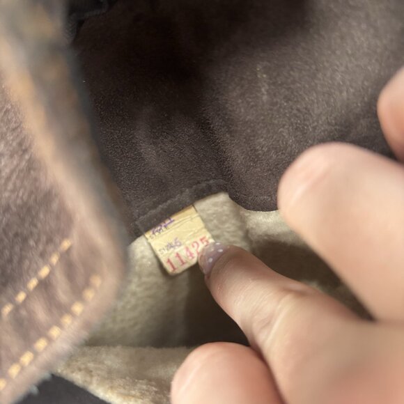 The Leather Shop Vintage Brown Suede Jacket Mens Size 46 Western Rustic *Read - Picture 11 of 16